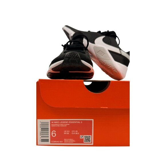NWB Women's Nike Legend Essential 2 Black/White-Pure Platinum Size 6 (CQ9545 001 - Picture 9 of 9